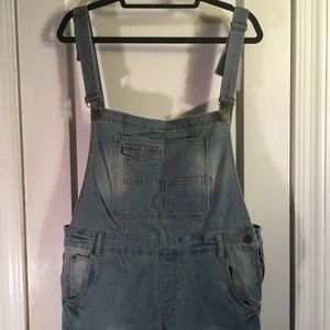 NWT Wish List Skinny Leg Overalls, Large